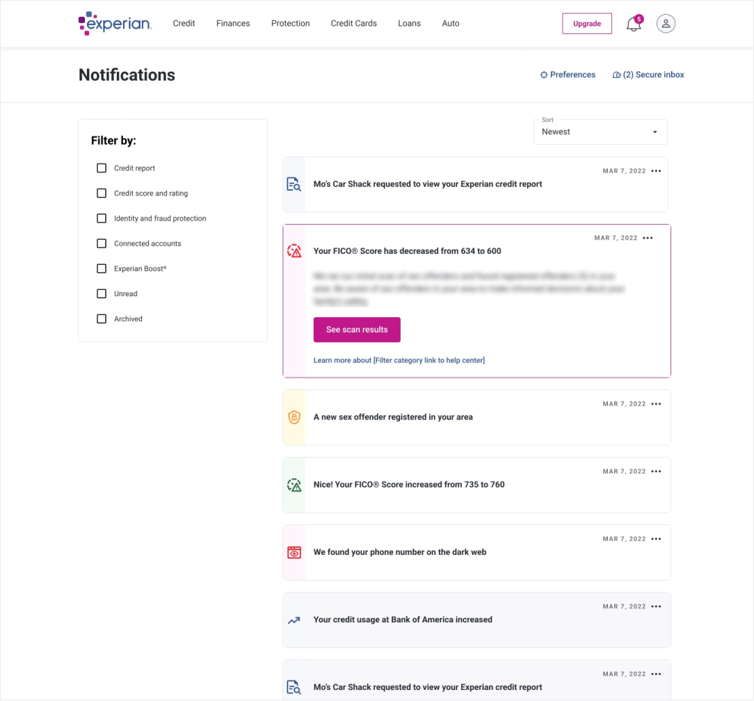Redesigned desktop notification center